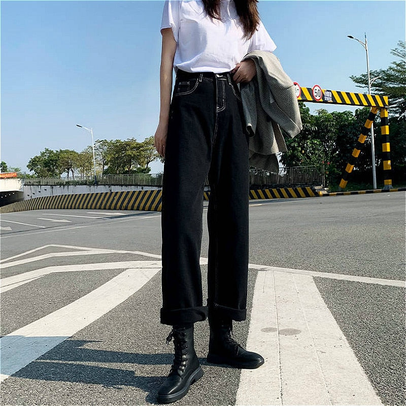 Women All-match Korean Style Mopping Trousers