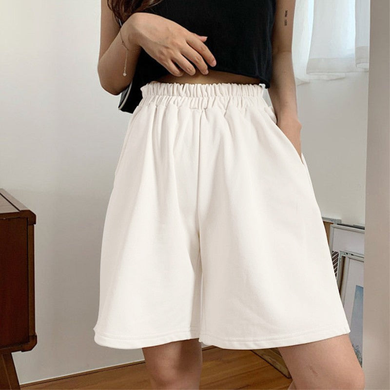 Women Elasticity Lovely Korean Style Trousers