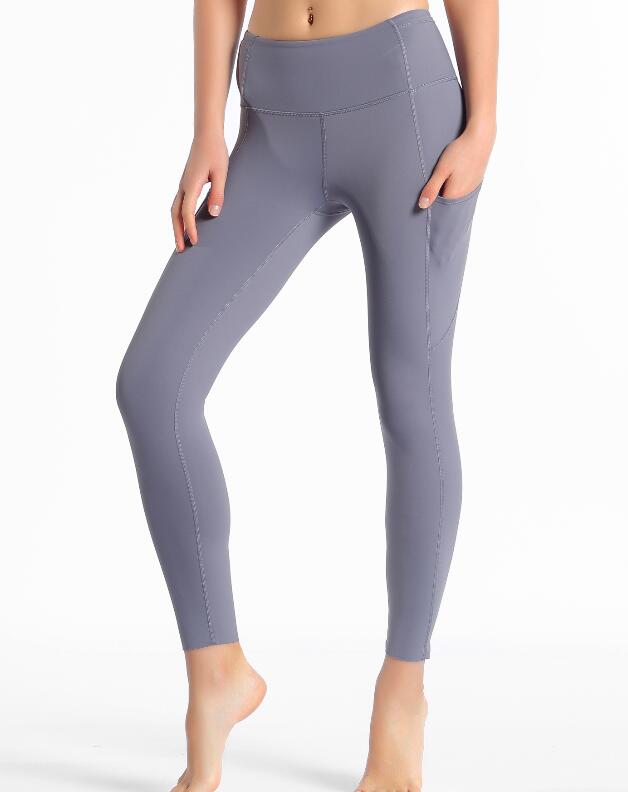 Women Pocket High Waist Sports Tight Leggings