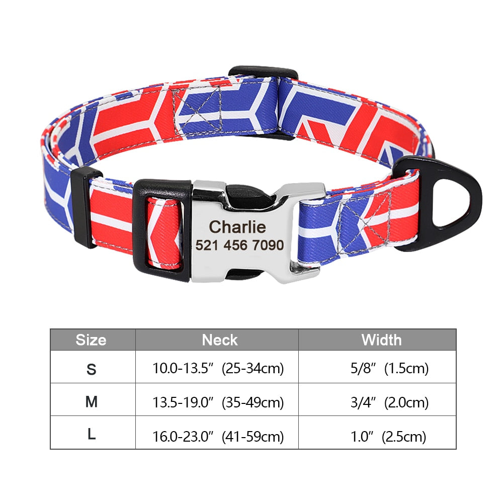 New Personalized Dog Accessories Collar