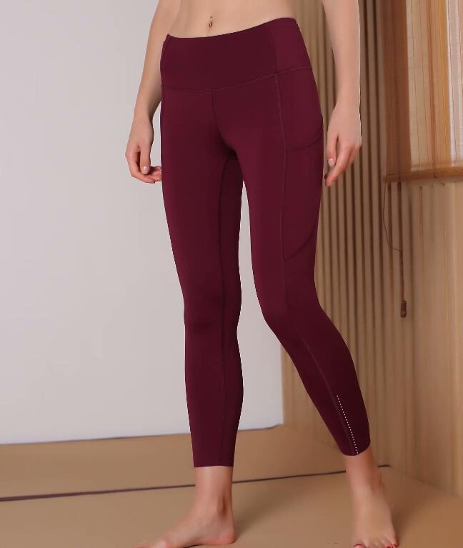 Women Pocket High Waist Sports Tight Leggings