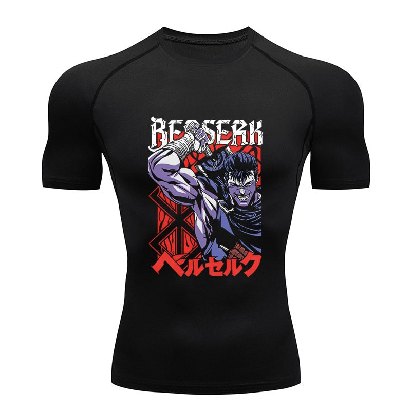 Anime Berserk Guts Men's Compression Shirt