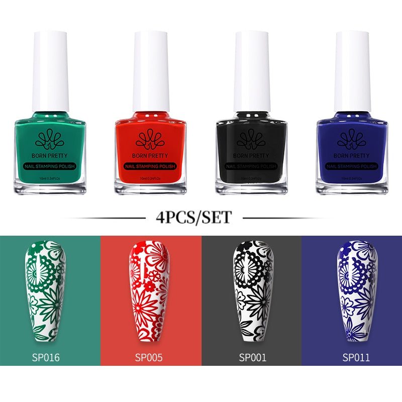 10ml Stamping Nail Polish Set