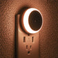 New Sensor Round Plug Wall Night Lamp