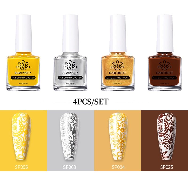 10ml Stamping Nail Polish Set