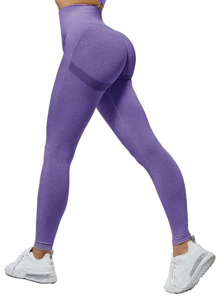 Women Seamless Smile High Waist Pants