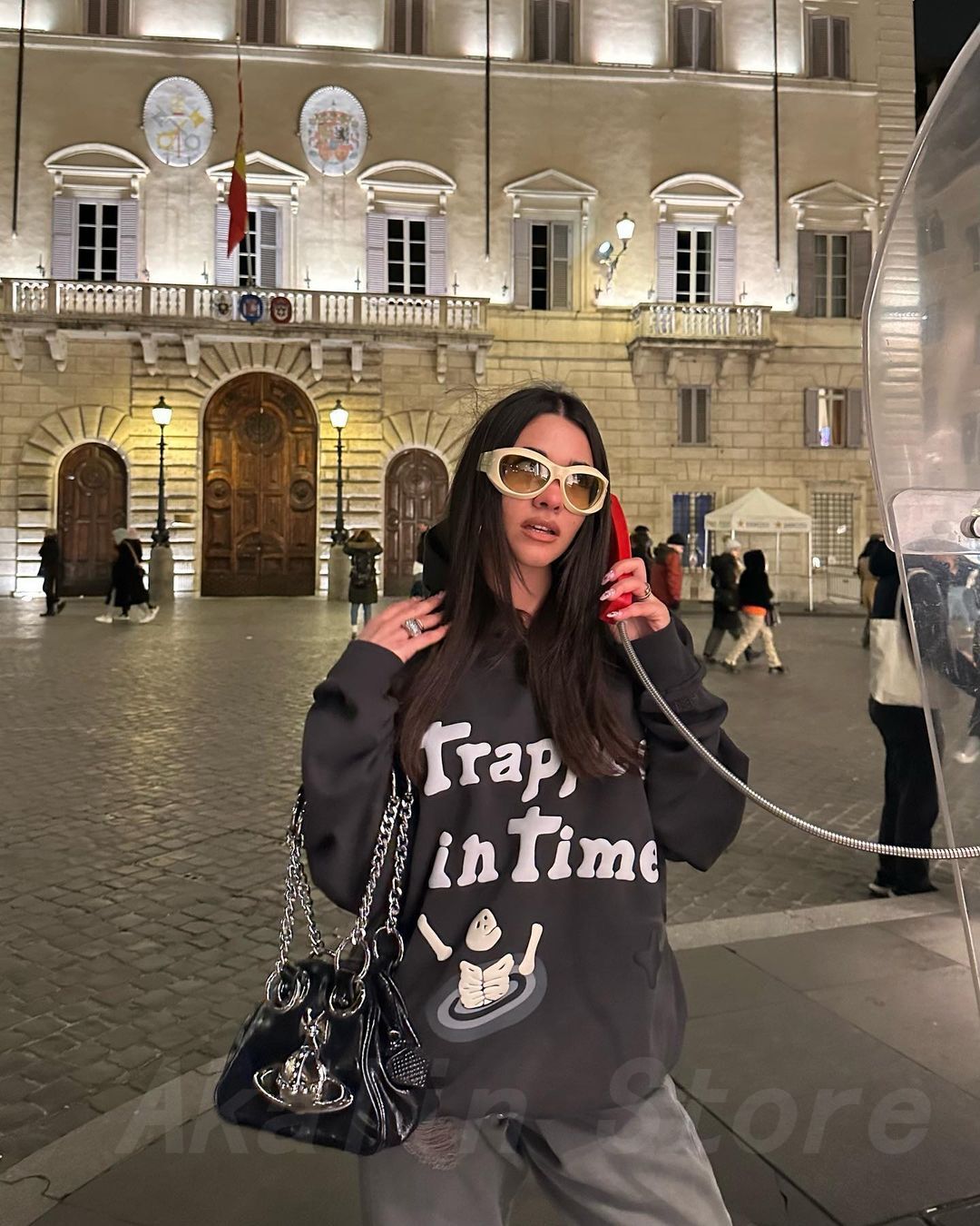 3D Skull Puff Print Hoodies