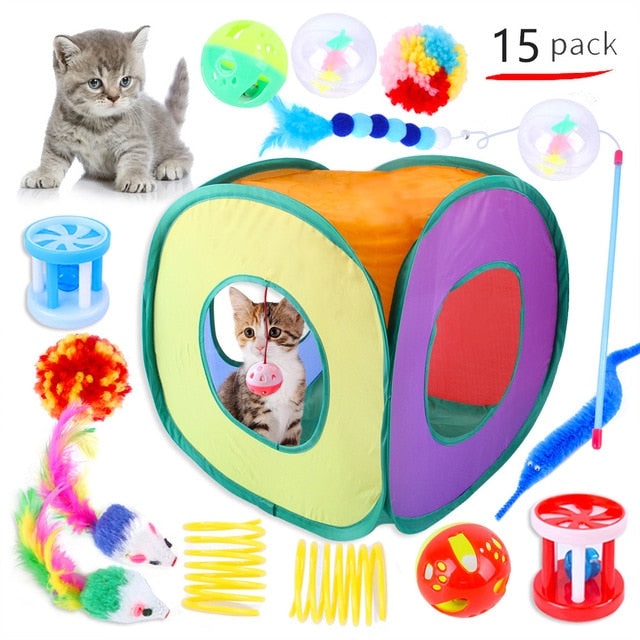 New Cat Kitten Play Tunnel