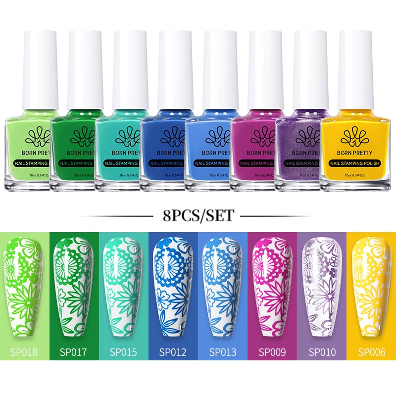 10ml Stamping Nail Polish Set