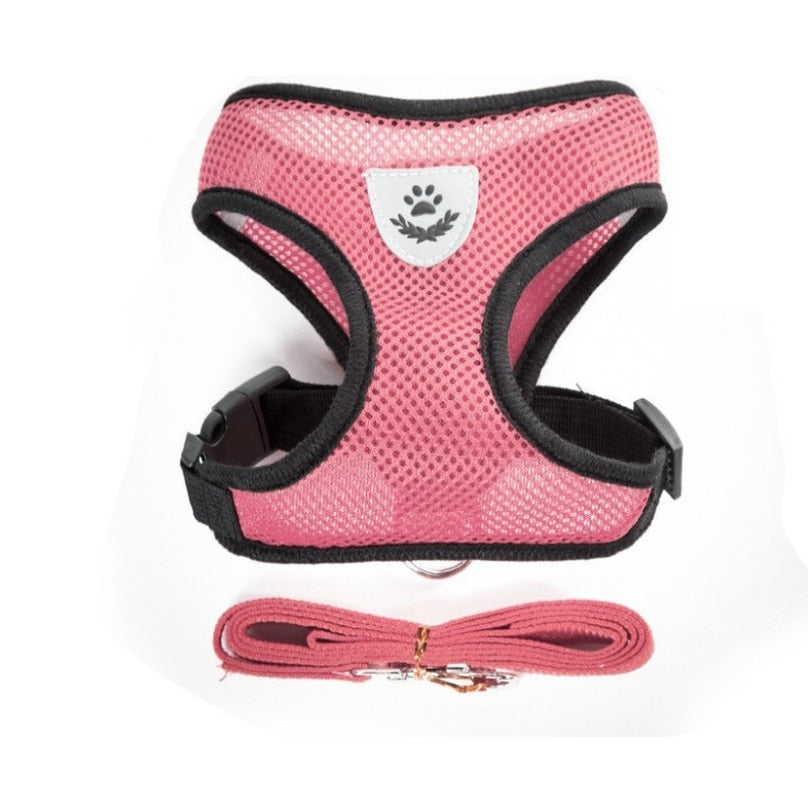 Cat Lead Leash Adjustable Vest