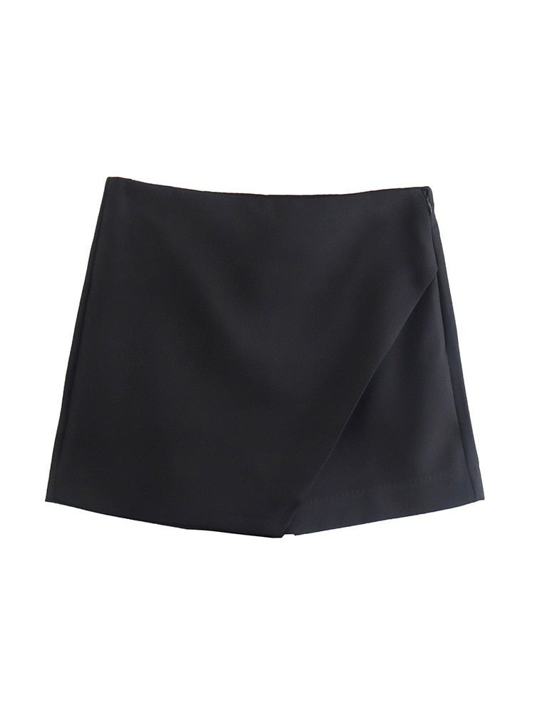 Women Fashion Asymmetrical Shorts Skirts