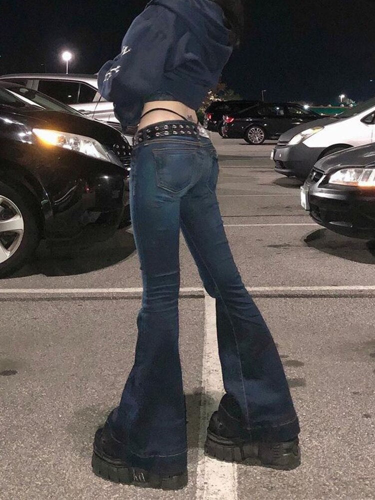 New Vintage Low Waisted Cute Trousers