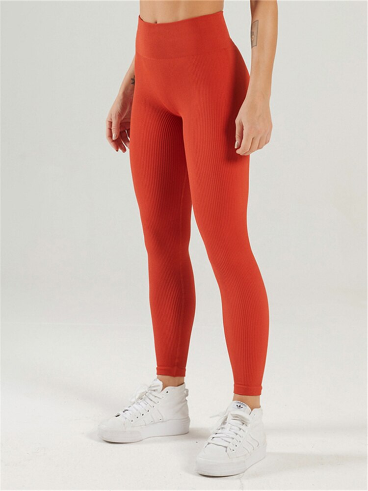 Women Seamless Knit Yoga Pants