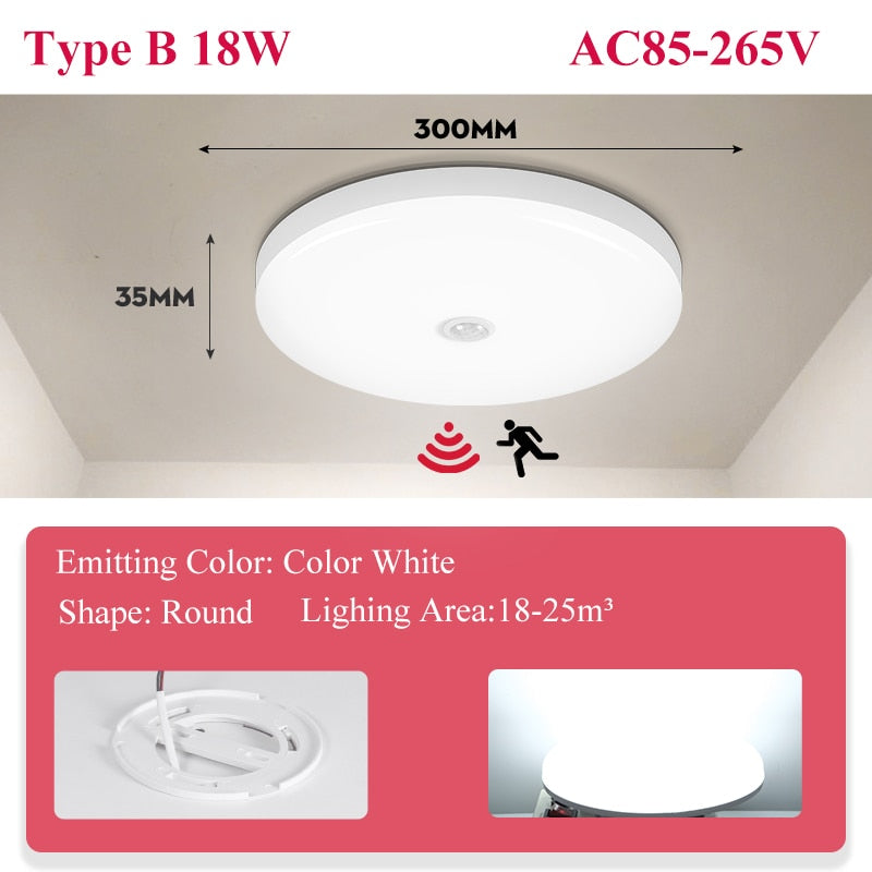 New Motion Sensor Ceiling Lamps