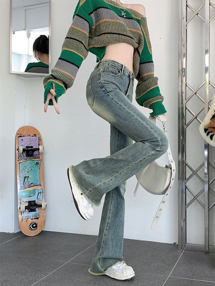 Women Skinny High Waist Aesthetic Y2k Clothes