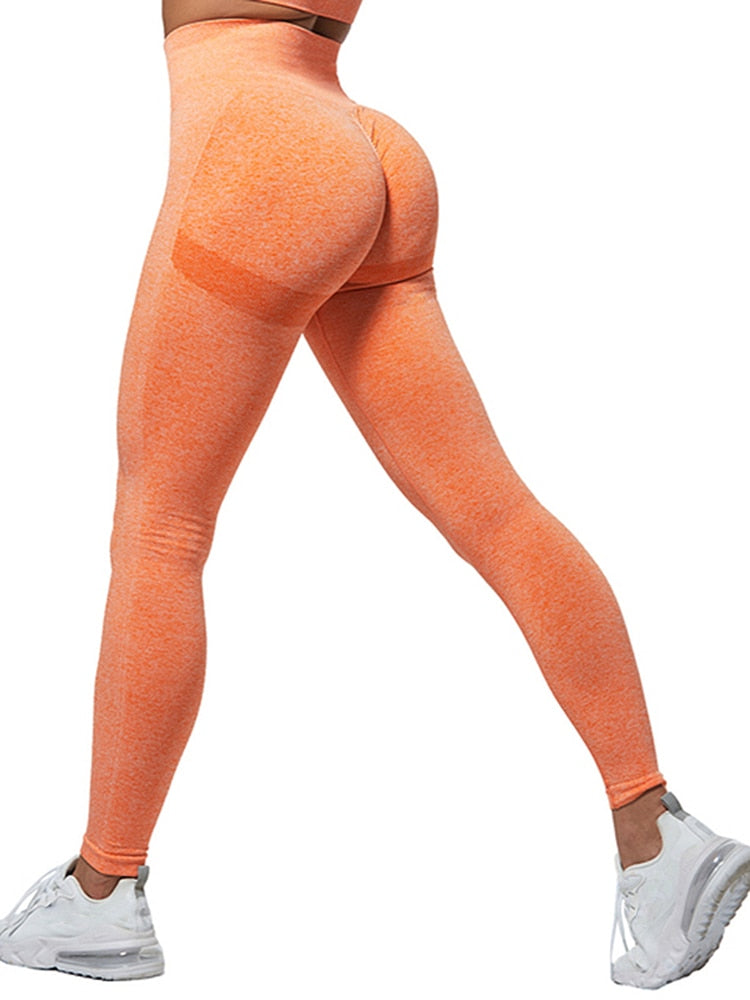 Women Seamless Smile High Waist Pants