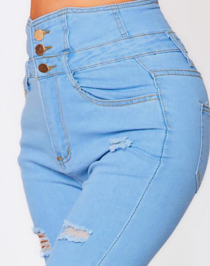 Autumn Fashion High Waist Jeans