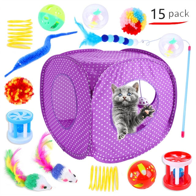 New Cat Kitten Play Tunnel