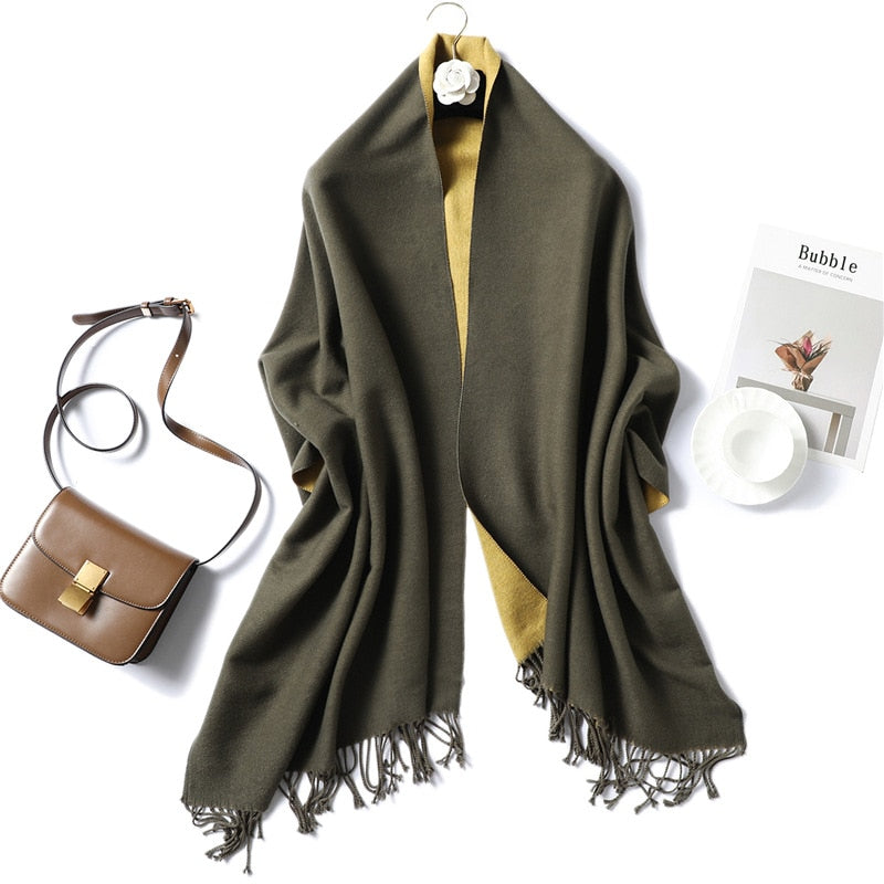 Kreyol Women Thick Warm Scarf