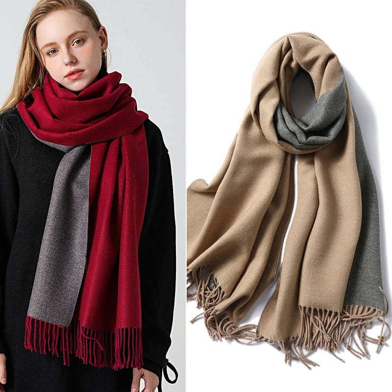 Kreyol Women Thick Warm Scarf