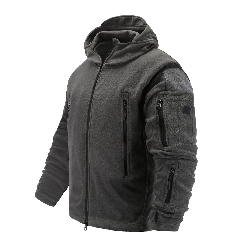 Military Uniform Soft Shell Casual Hooded Jacket