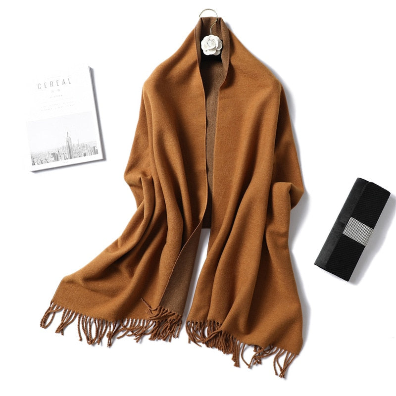 Kreyol Women Thick Warm Scarf