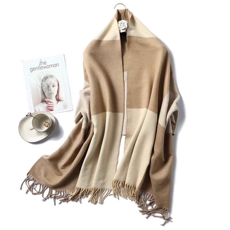 Kreyol Women Thick Warm Scarf