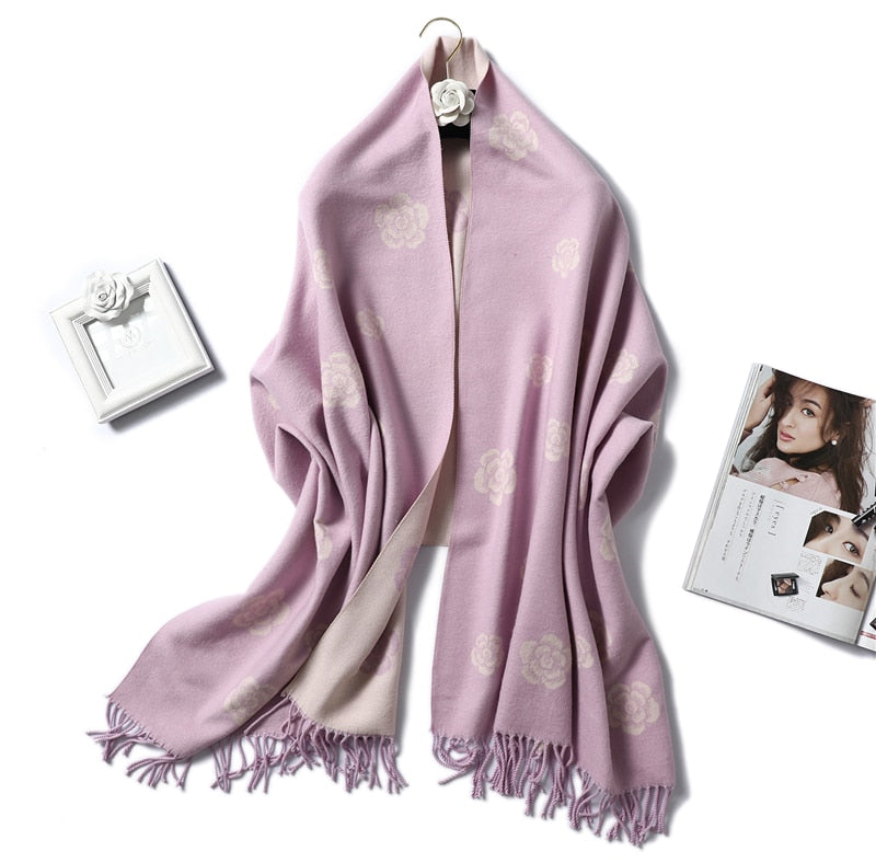 Kreyol Women Thick Warm Scarf