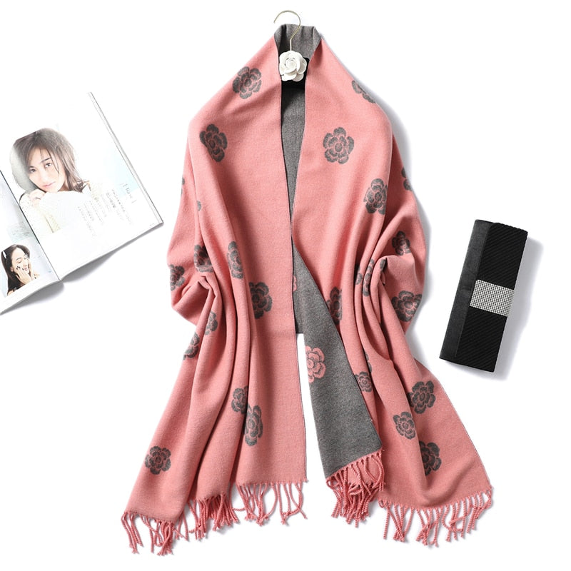Kreyol Women Thick Warm Scarf