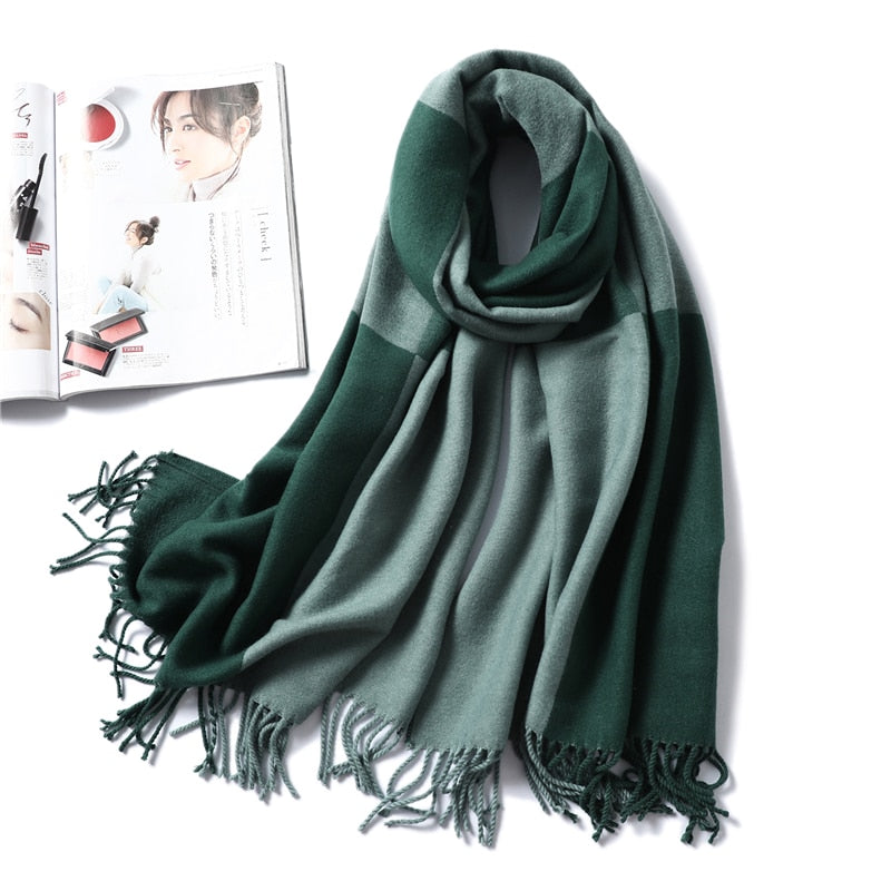 Kreyol Women Thick Warm Scarf