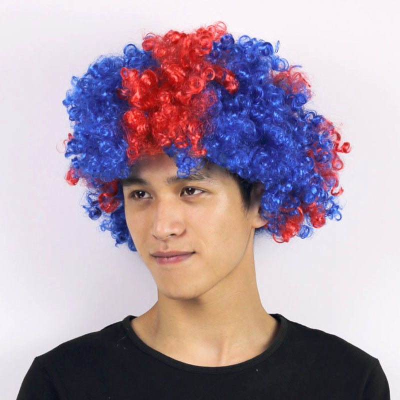 KREYOL 1PCS PET WORLD CUP HEADGEAR AFRO WIG