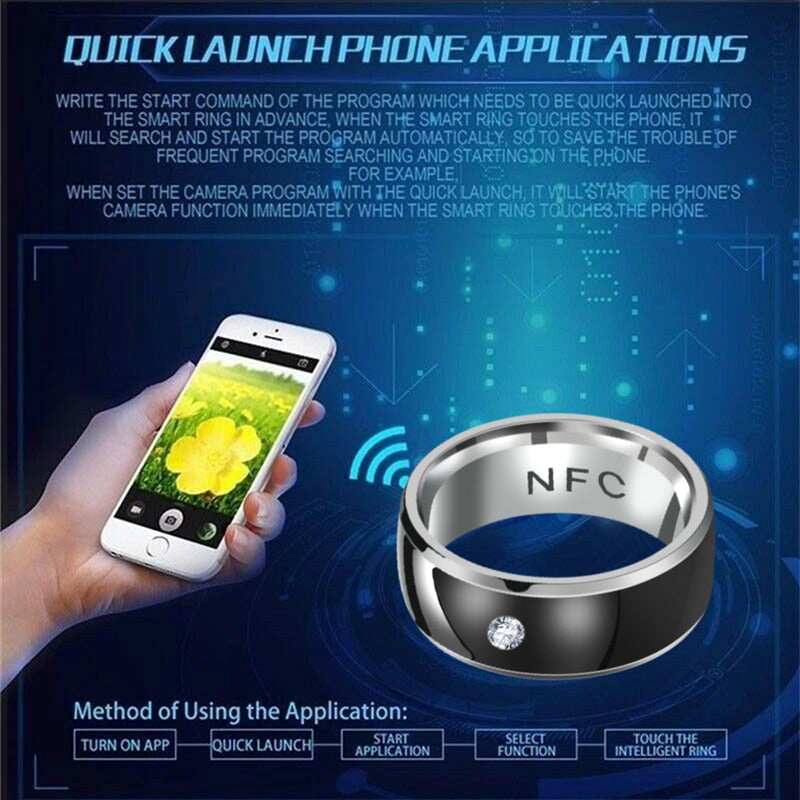 Smart Wear Finger Digital Ring Connect Android