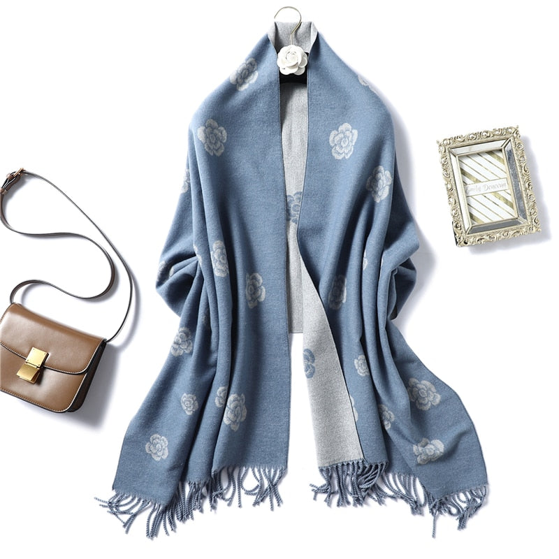 Kreyol Women Thick Warm Scarf