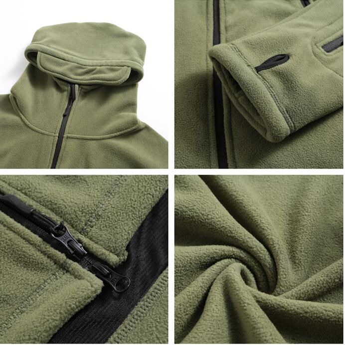 Military Uniform Soft Shell Casual Hooded Jacket