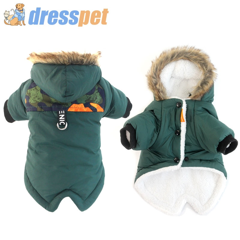 Winter Pet Dog Outfit Coat