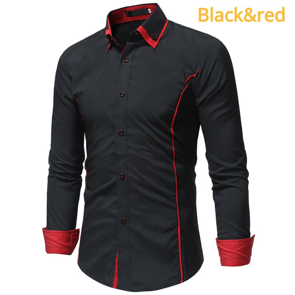 Mens Long Sleeve Business Shirt
