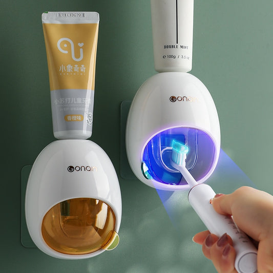Wall Mounted Toothpaste Dispenser Automatic Tube