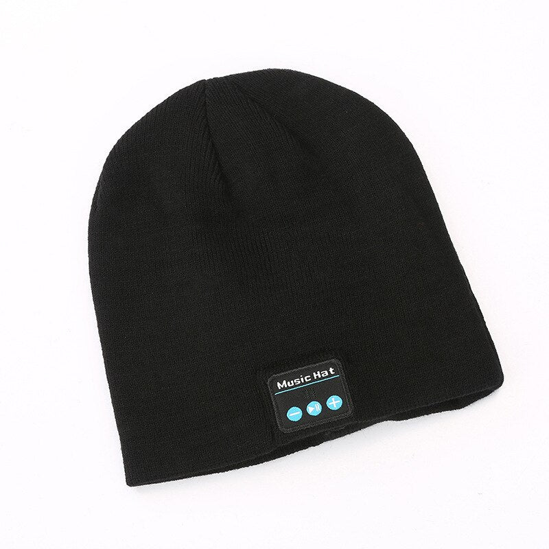 Men Winter Warm Music Speaker Wireless Cap