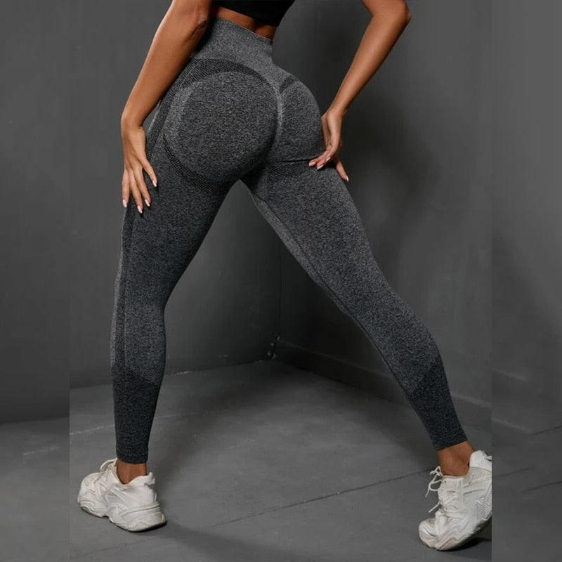KREYOL WOMEN’S HIGH WAIST BLACK YOGA PANTS