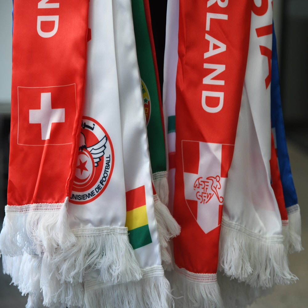 32 Nations Football Flag Scarf