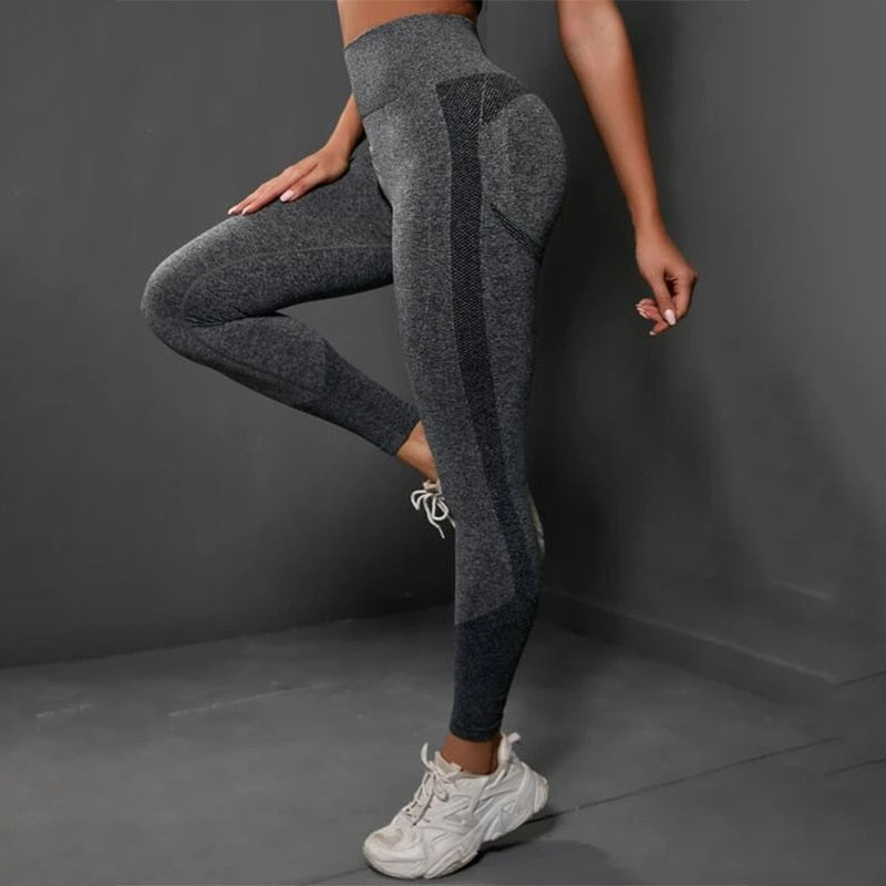 KREYOL WOMEN’S HIGH WAIST BLACK YOGA PANTS