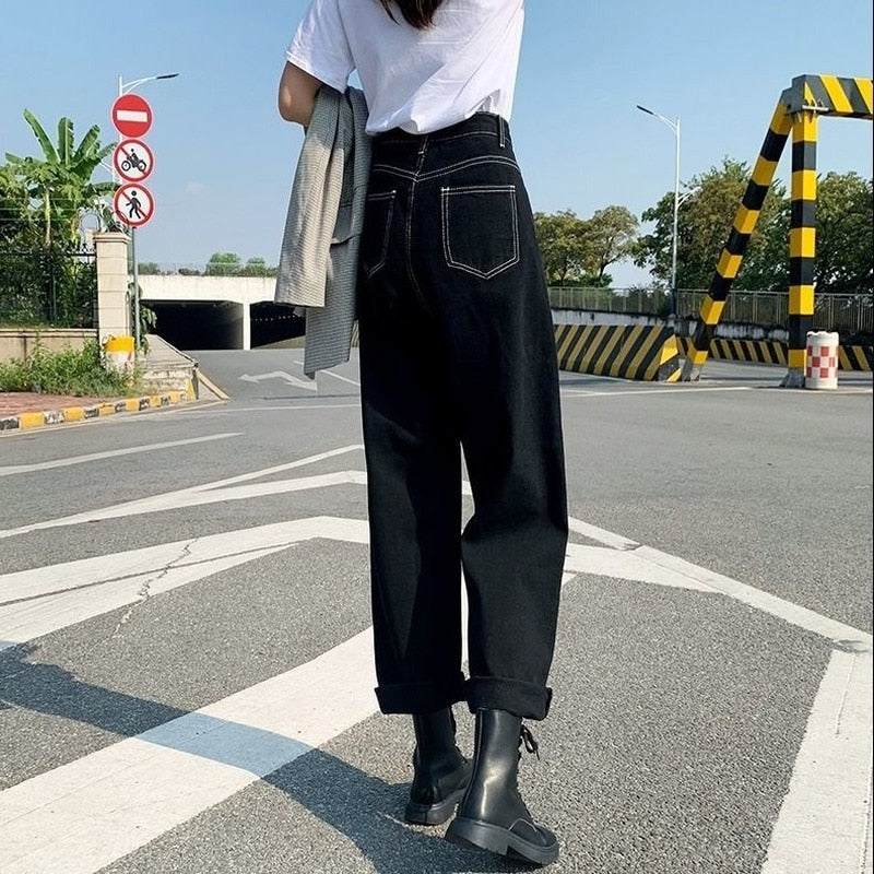 Women All-match Korean Style Mopping Trousers