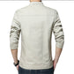 Mens Fashion Standing Collar Jacket