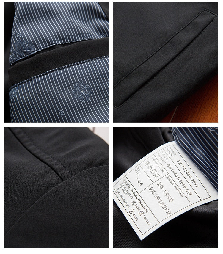 Men's Bomber Zipper Jacket