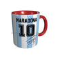 New Maradona Jersey Ceramic Mugs