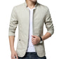 Mens Fashion Standing Collar Jacket
