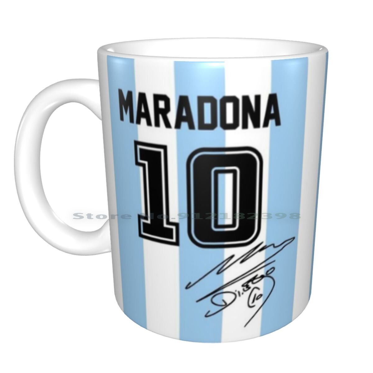 New Maradona Jersey Ceramic Mugs