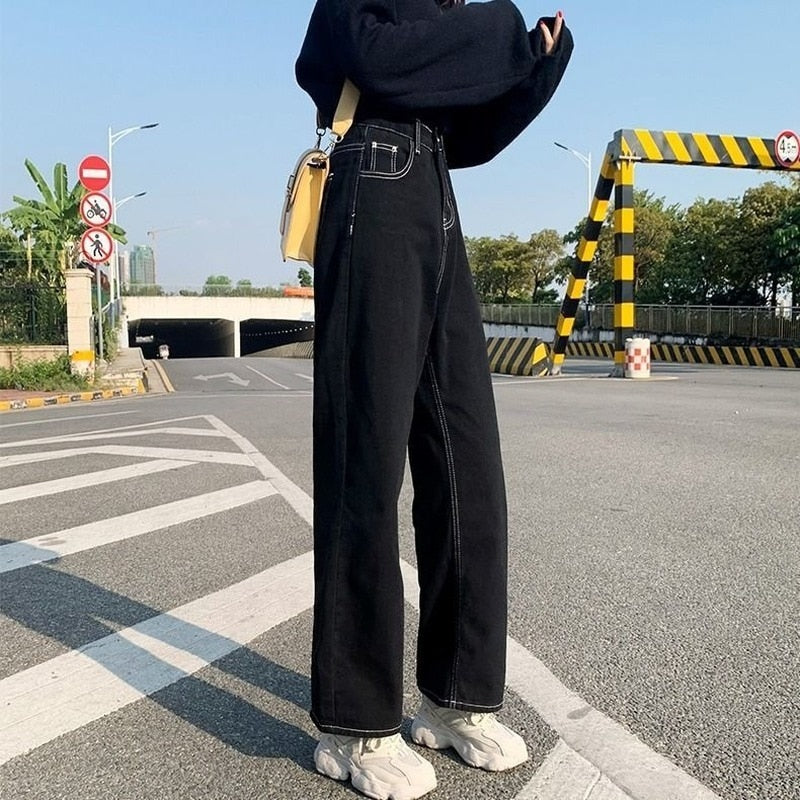Women All-match Korean Style Mopping Trousers