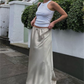 High Waist Loose Female Long Skirt