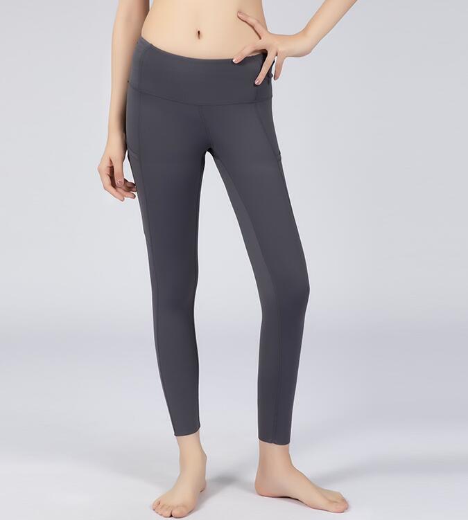 Women Pocket High Waist Sports Tight Leggings
